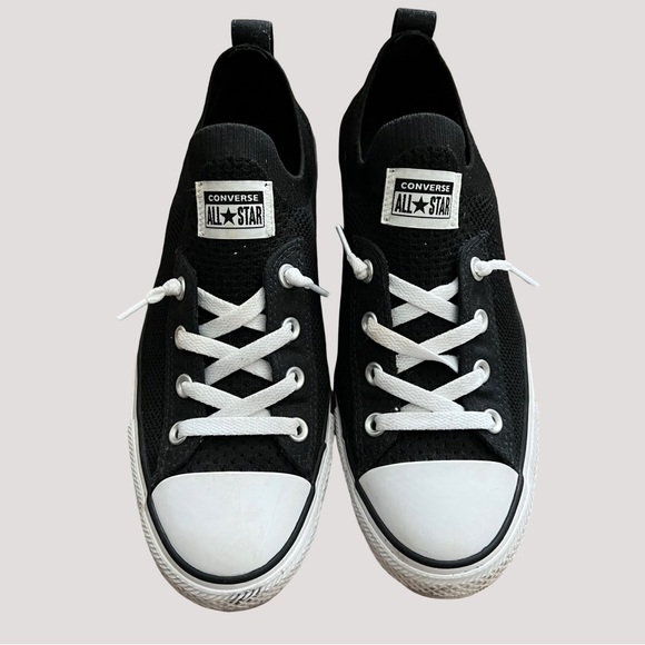 Converse Shoes - Converse Black and White Low-Top Slip-On Sneakers